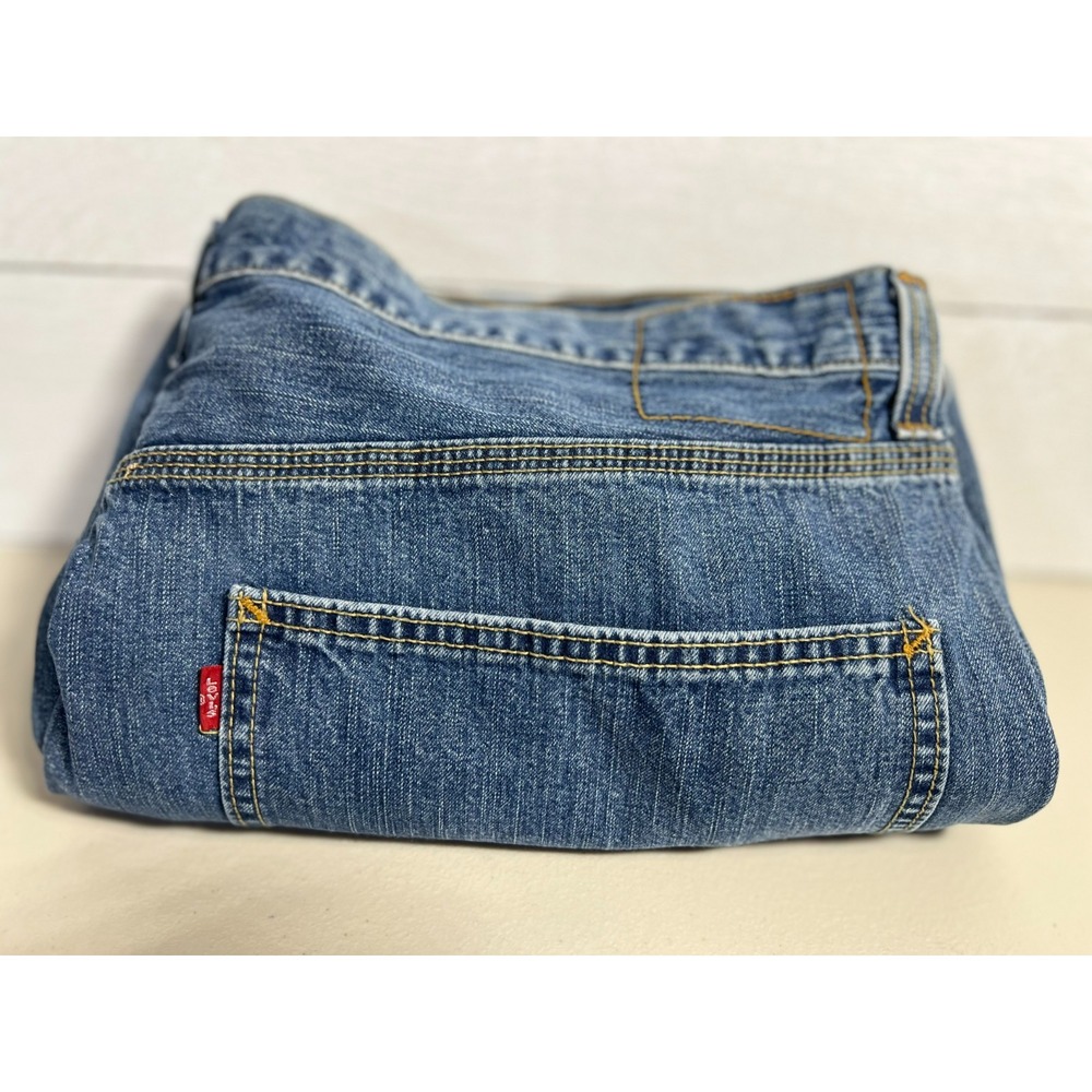 Levi's Vintage 42x38 Carpenter Loose Straight 2005 Blue Jeans Y2K